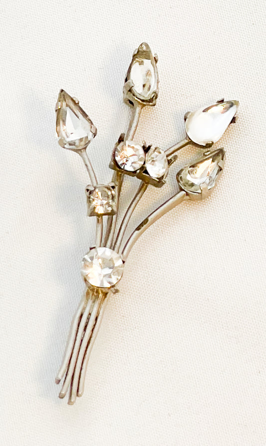 Art Deco bouquet brooch