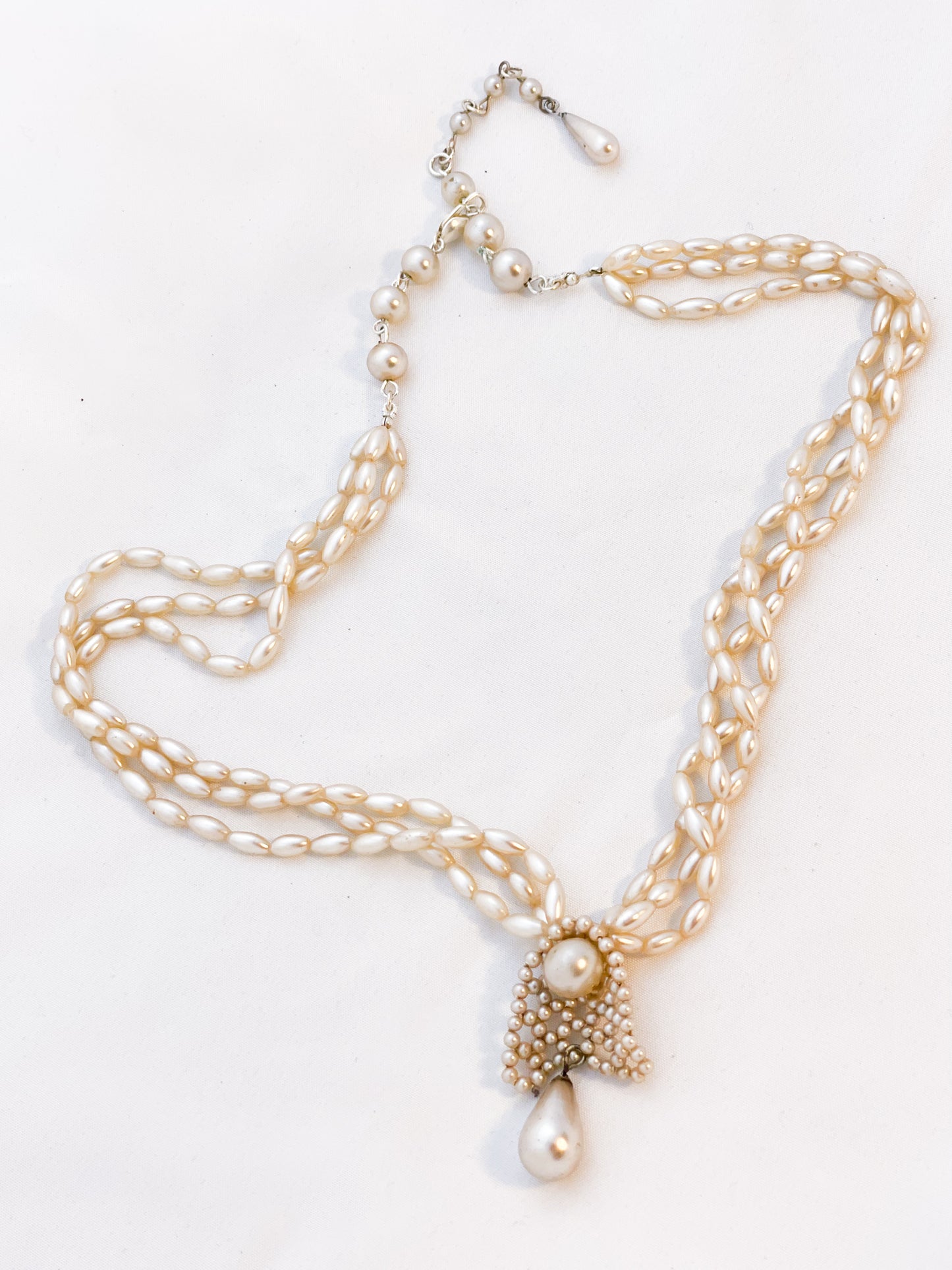 old-fashioned pearl necklace
