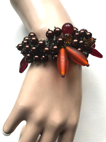 Autumn Leaves stretchy cuff